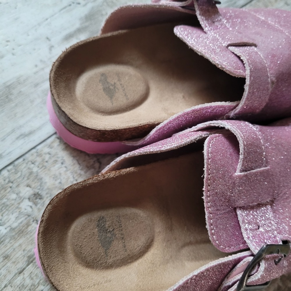 Rocket Dog Girls' Pink Glitter Clogs | Size 13 | Sparkling Comfort - Picture 4 of 6